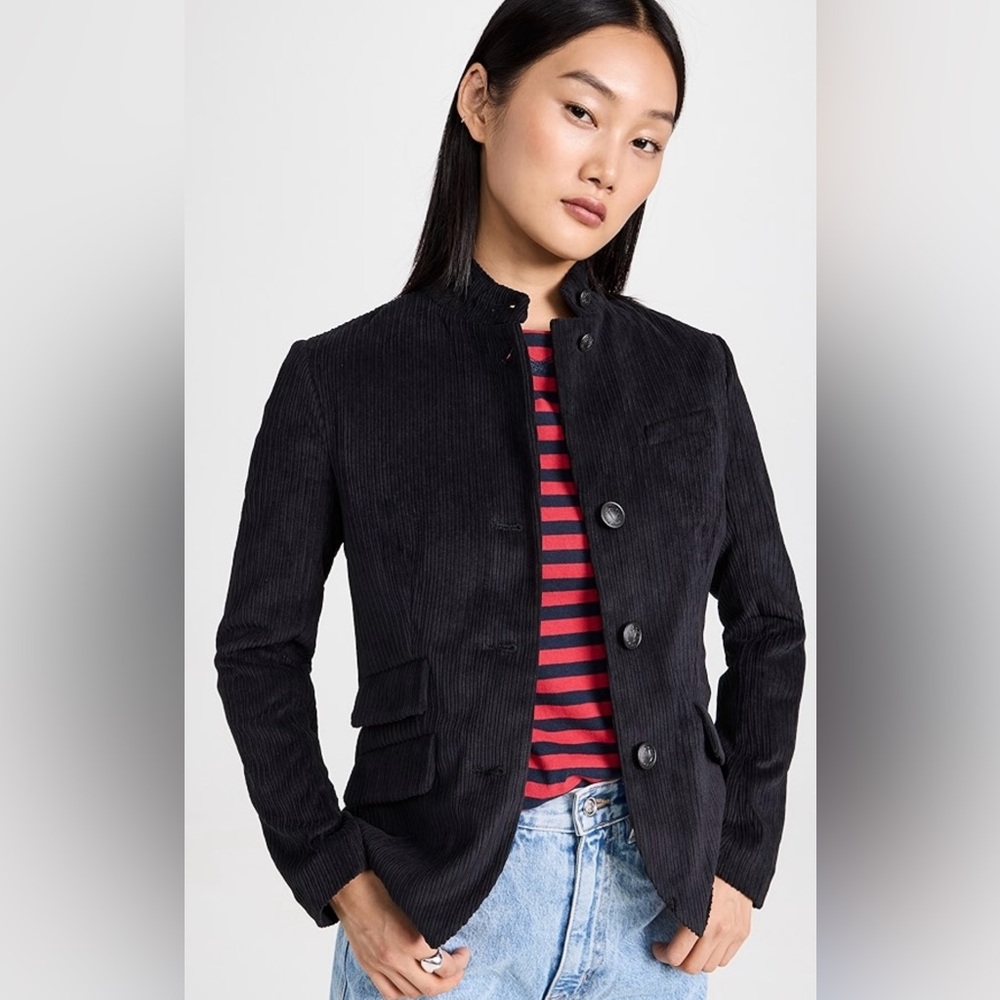Rag & Bone Slade Black Corduroy Blazer NWT size 0